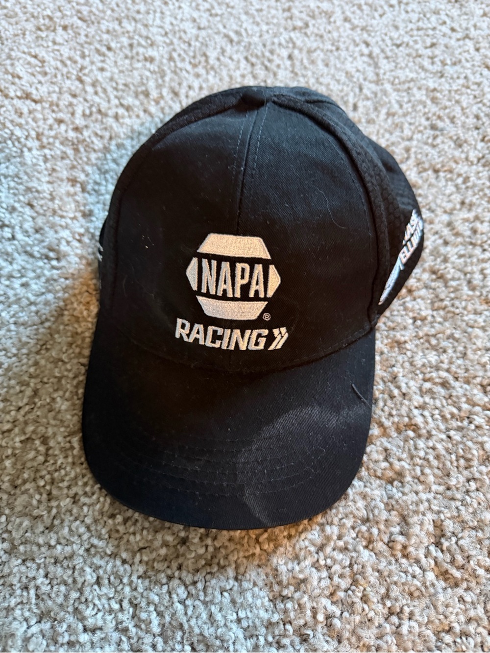 NAPA Racing Black Embroidered Baseball Cap